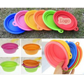 Food Grade Silicone Material Pet Folding Bowl